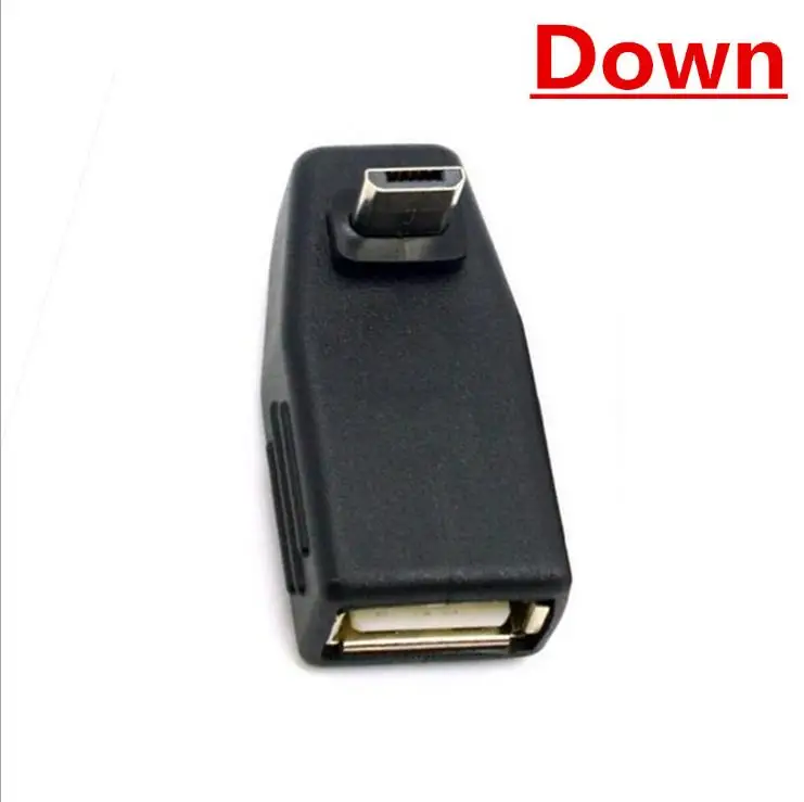 Переходник OTG Micro USB на изогнутый адаптер для планшета Android 90 ° со сканером вверх