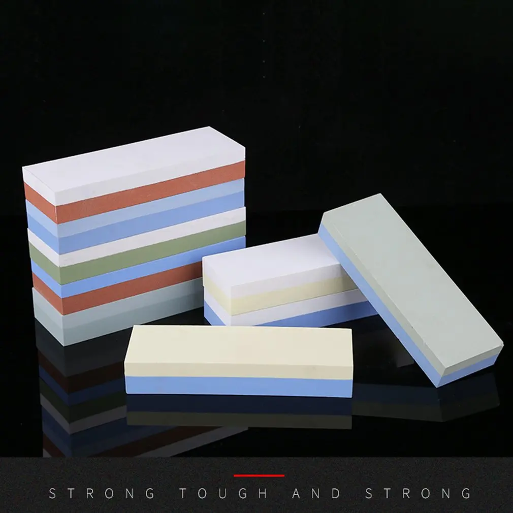 

Double-Sided Knife Grinder Stone Professional Sharpener 1000 6000/1000 3000 Grit Whetstone Kitchen Tool With Angle Guide