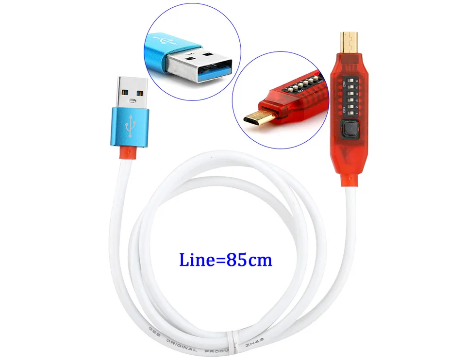Micro USB RJ45 все в 1 кабель запуска для Qualcomm EDL/DFC/9008 режим поддержка быстрой зарядки MTK/SPD коробка Осьминог донгл USB адаптер