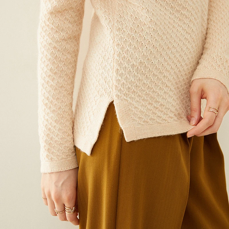 Осенне-зимний новый модный Австралийский шерстяной пуловер теплый женский