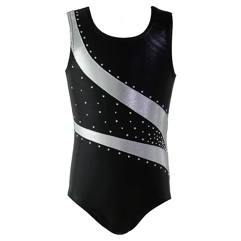 

Baby Girls Ballet Dance Gymnastics Vest Ballet Dancewear Bodysuit Sleeveless Striped Training Costume Girls Dancing suite