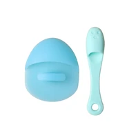 free shipping facial cleaning puff silicone nose washing brush set deep cleansing pores blackhead exfoliating