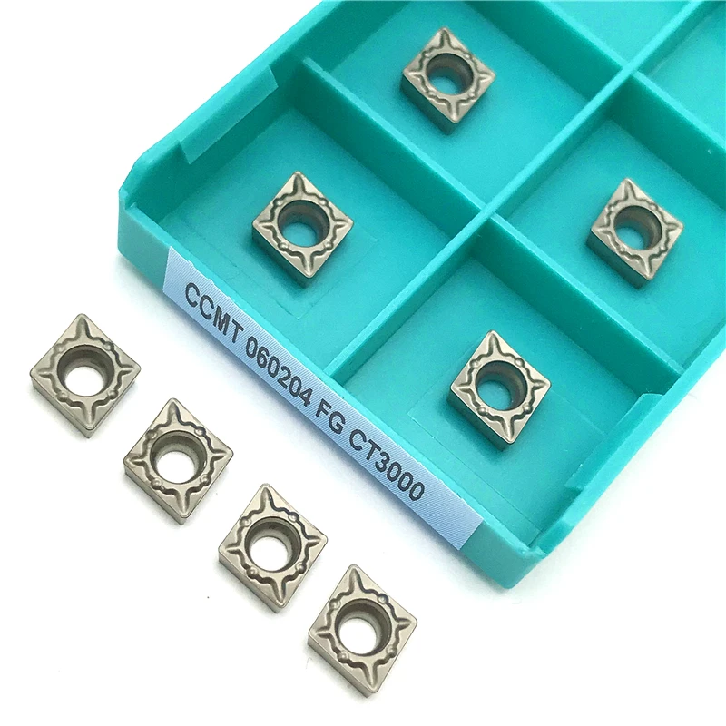 CCMT060204 FG CT3000 Cermet вставлять внутренние токарный инструмент CNC токарная вставка