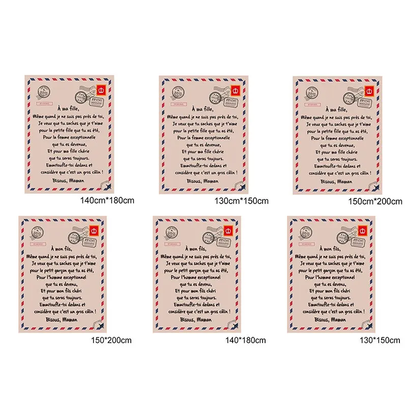 

Premium Blanket to My Daughter Son Durable High Quality Comfortable for Home GR5