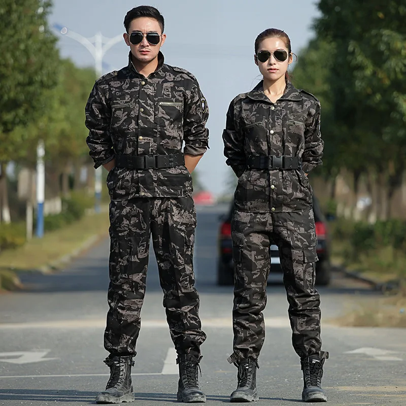 

Military Uniform Combat Clothing Black Hawk Camouflage Army Sets Pants Men Tactical CS Uniforme Militar Working Clothes Female