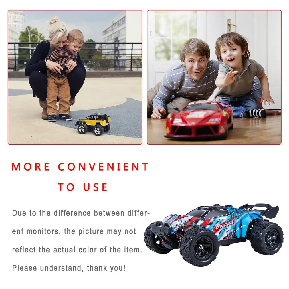 

RC Car Model Proportional Control Big Foot Off-Road Truck RTR Vehicle HS 18322 1/18 2.4G 4WD 36km/h