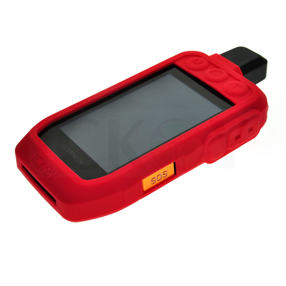 

Rubber Silicone Protect Skin Red Case for Handheld GPS Garmin Alpha 200i Alpha200i Accessories