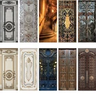 Дверная наклейка, домашний декор, дверная оболочка, настенная наклейка, Настенные обои, самоклеящиеся наклейки на дверь, Прямая поставка