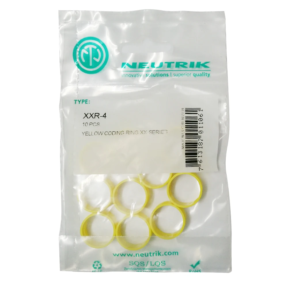 FMchip XXR-4 YELLOW XLR Connectors XX SER CODE RING Female Standard Accessories | Обустройство дома