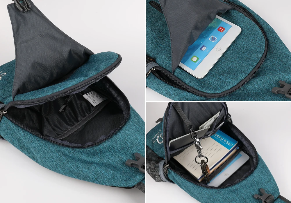 Новый Открытый треугольный тренд на одно плечо нагрудный пакет для мужчин и