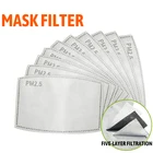 Фильтровальная бумага PM2.5, 50100 шт., 5-слойный фильтр от пыли, маска для лица, фильтр с активированным углем, защитная маска для взрослых и детей