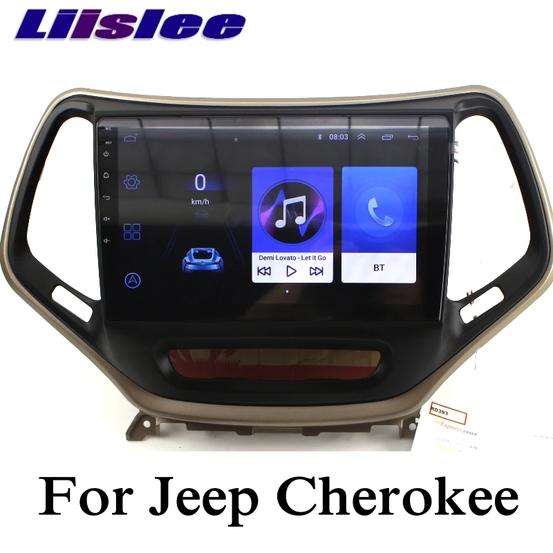 Автомагнитола LiisLee для Jeep Cherokee KL 2013 ~ 2019 мультимедийный ТВ GPS аудио Hi Fi радио стерео