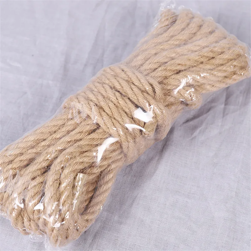 

10 Meters Hemp Rope Twisted Cords Jute Twine String Handmade DIY Cord Wall Hanging Decor Scrapbooking Accessories for Home Decor