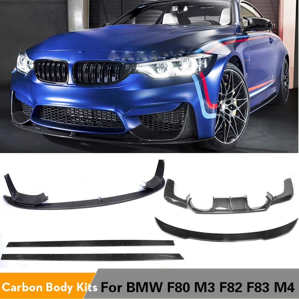 Автомобильный передний бампер для BMW F80 M3 F82 F83 M4 14 19|Амортизаторы| |