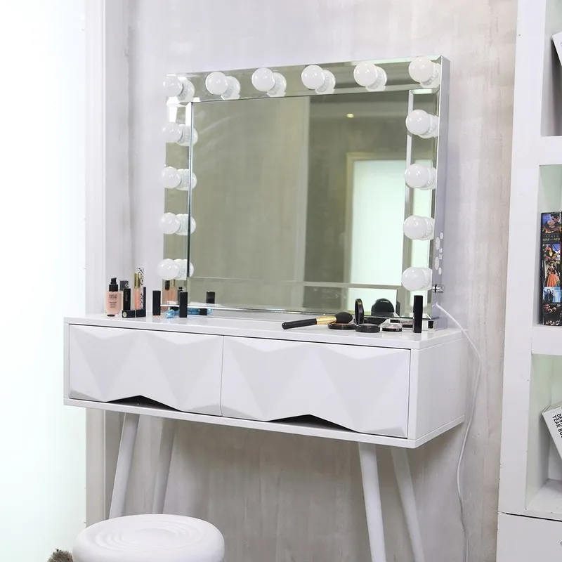 Большое голливудское зеркало светильник кой настольные столешницы лое с