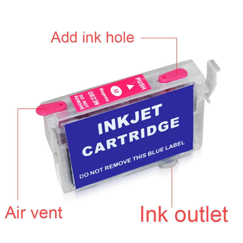 Новый многоразовый картридж для EPSON Stylus Photo R270 R290 RX590 RX610 RX690 принтер SD669|Уличные