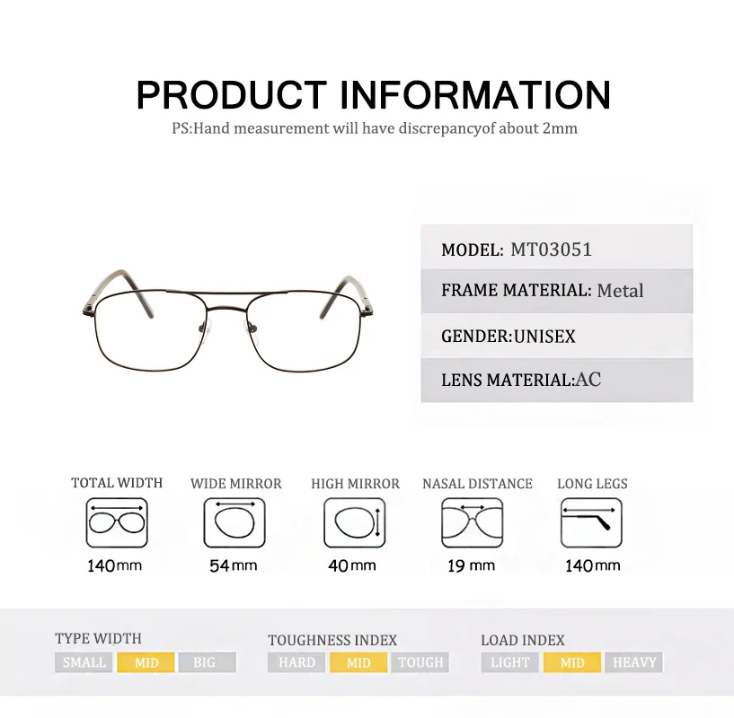 Металлические овальные золотые женские очки с двойным мостом для близорукости