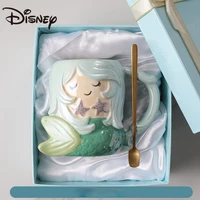 disney maker mermaid super cute personality creative ceramic cup exquisite gift box wrapped milk cup gift cup coffee cup