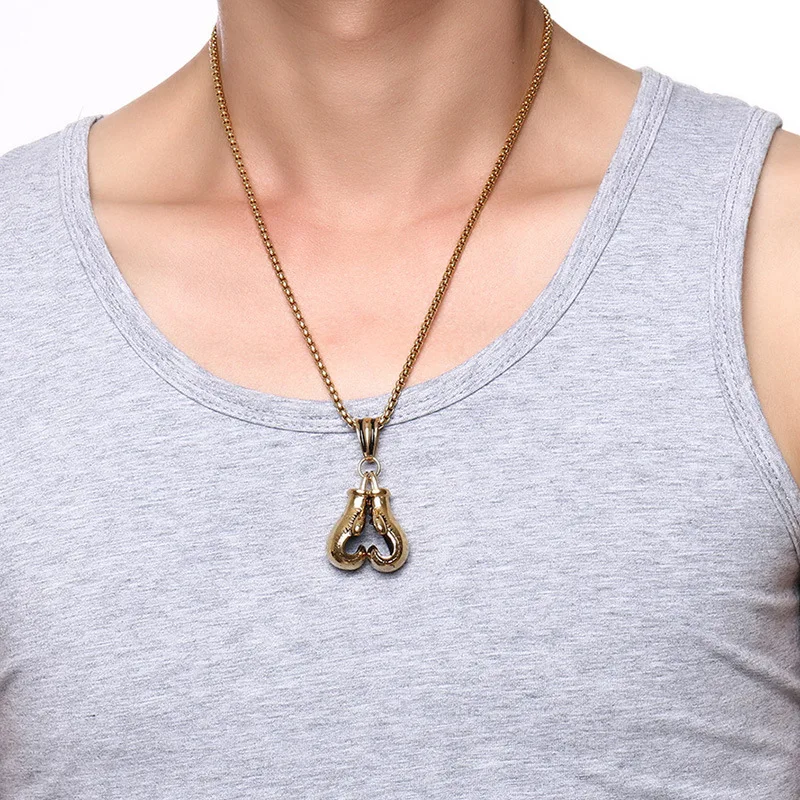 Модное винтажное ожерелье Kemstone с кулоном из титановой стали золотого