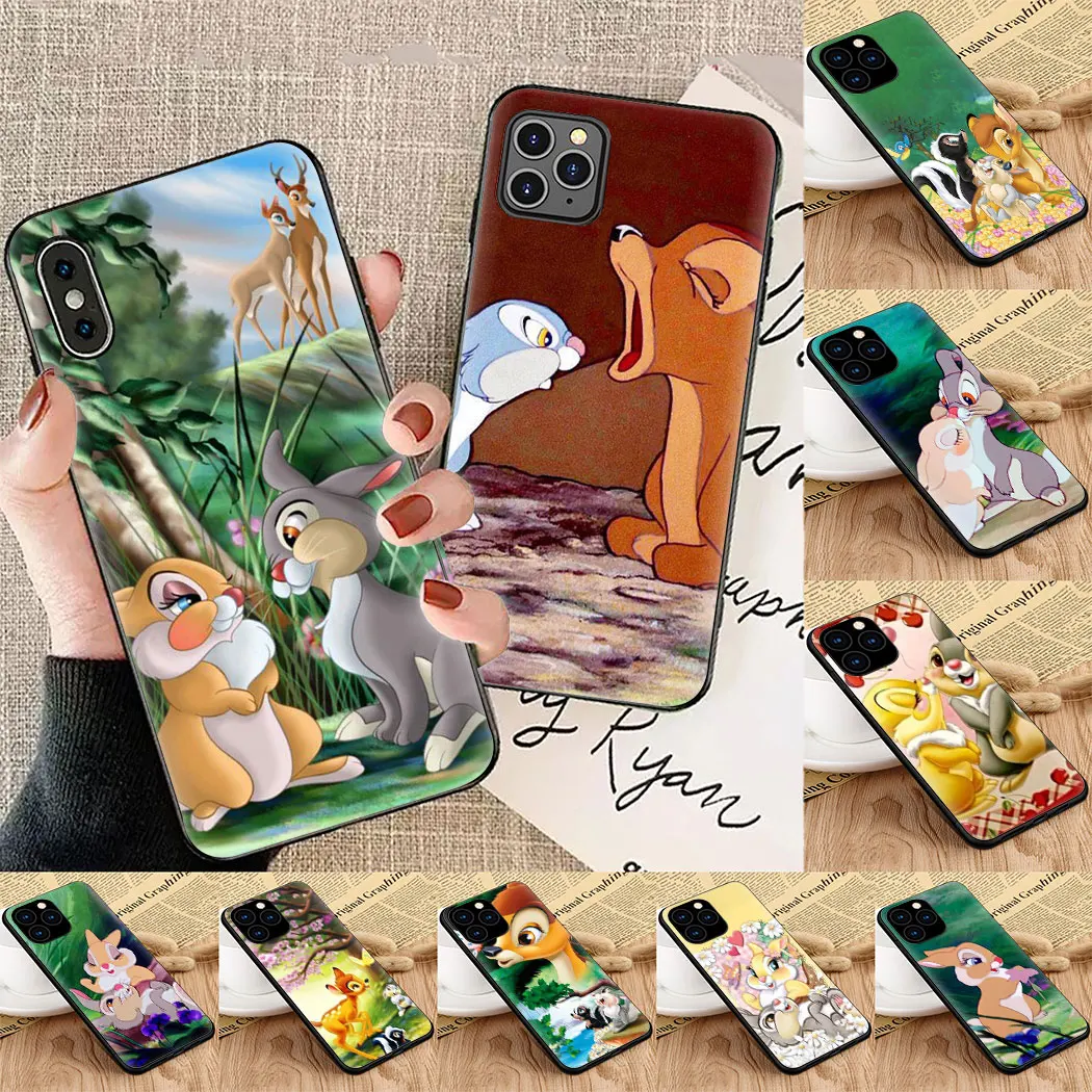 Bambi Thumper Soft Silicon phone Case Cover for iPhone 5 6 7 8 11 5s 6s Plus X XS XR Max Pro | Мобильные телефоны и