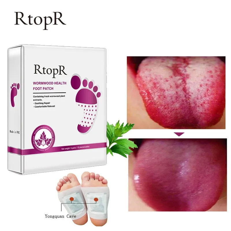 10 шт./пакет потеря веса детоксикация подушечки для похудения детоксикации