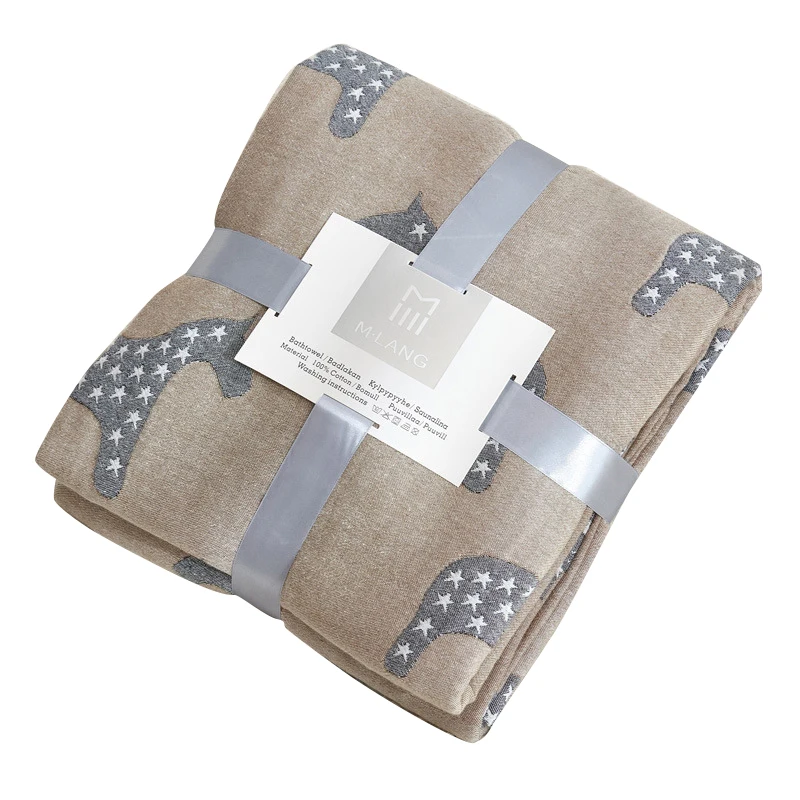

Cotton Four-layer Gauze Blanket Cotton Towel Quilt Summer Air Conditioning Blanket Home Decor Office Nap Blankets