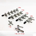 Аквариумный воздушный регулирующий клапан рыболовного насоса, распределительный клапан насоса, рычажный переключатель клапана 1 2 3 4 5 Way