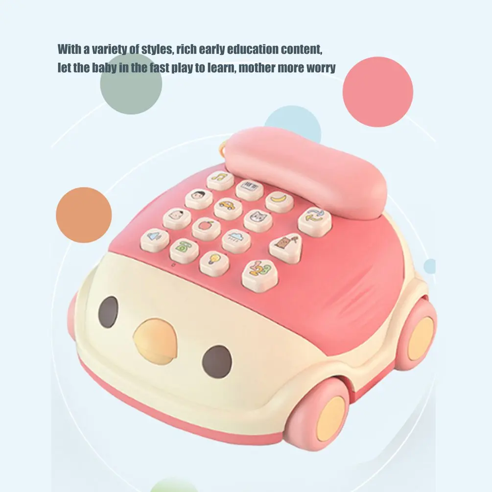 Ретро детский игрушечный телефон Раннее детство истории машина для телефона