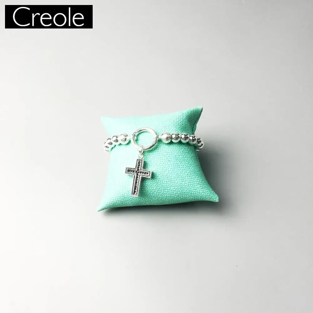 Серебряный браслет бусины Ширина 0 8 см для женщин и мужчин домашнего офиса