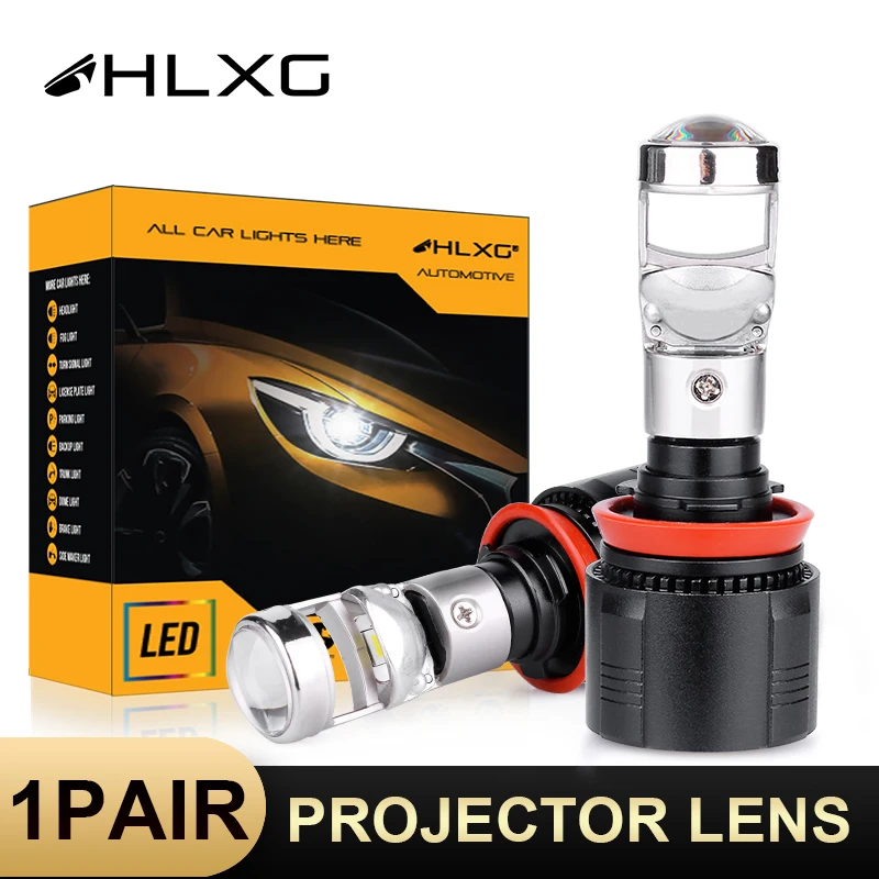 Автомобильные светодиодные лампы HLXG H7 H4 HB3 9005 HB4 9006 H11 H8|Передние LED-фары для авто| |
