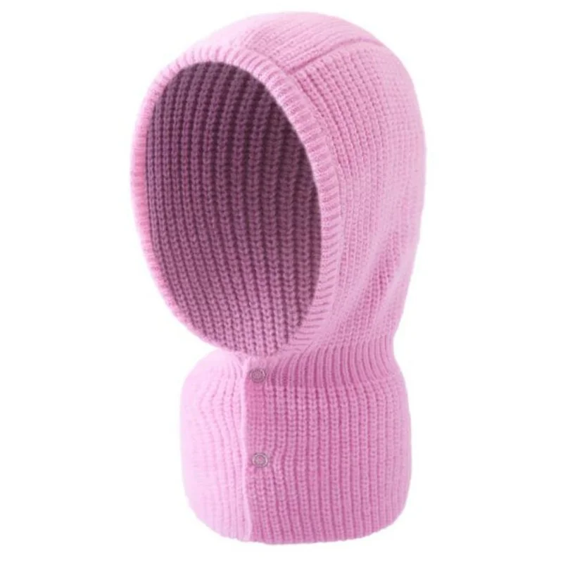 

South Korea Ins Beanie Knit Hat Bib One-piece Winter Fashion Wild Warm Ear Protection One-piece Women's Hat