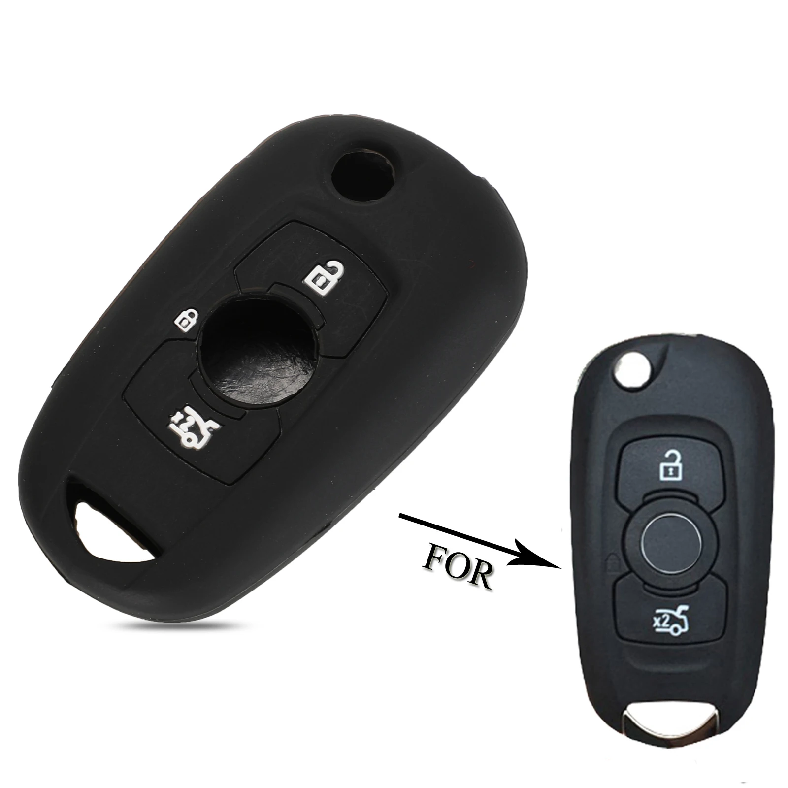 

Цветной силиконовый чехол kutery для ключа с дистанционным управлением для Buick Verano Envision Regal Chevrolet Cruze Opel Vauxhall Astra K Corsa E Protect