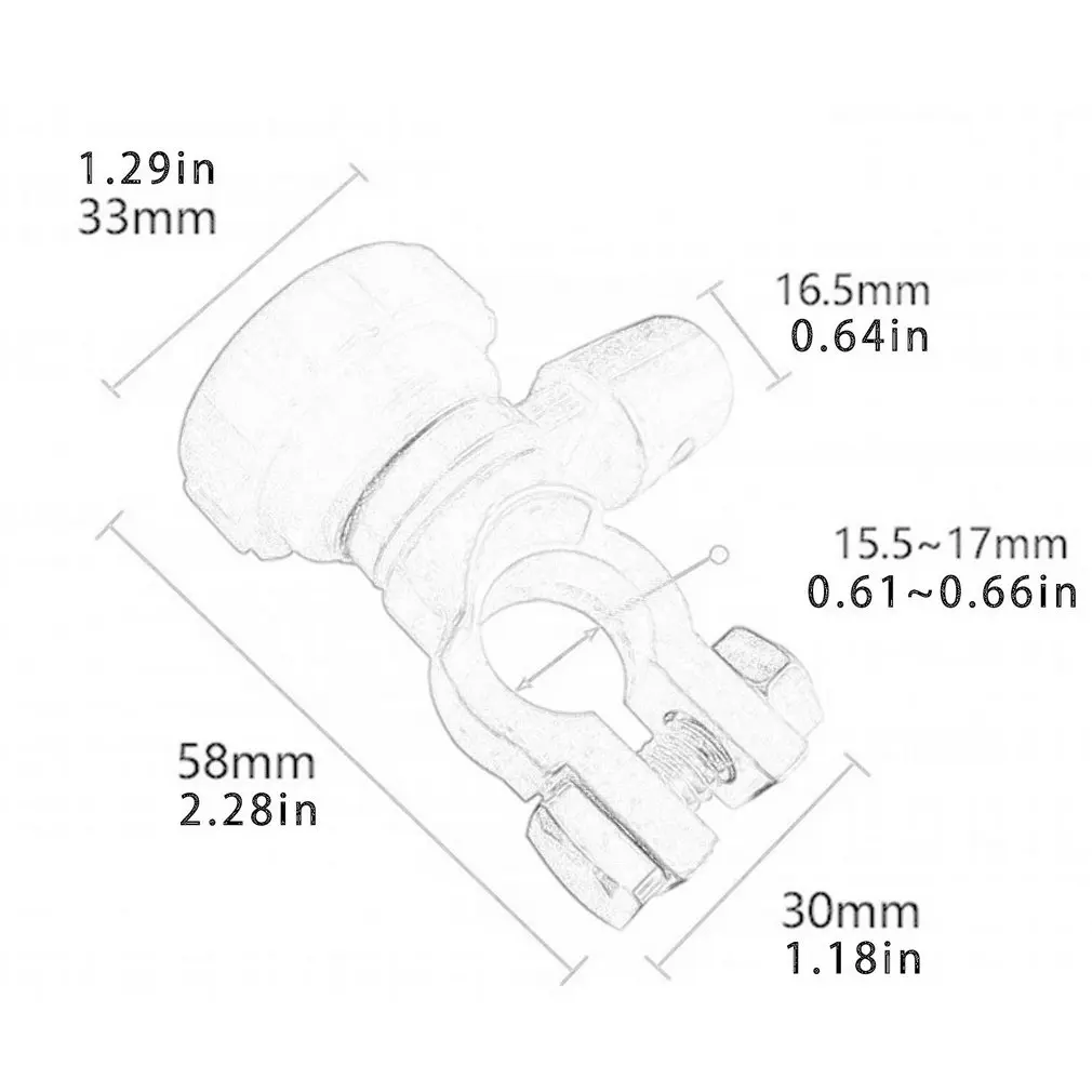 

Car Battery Terminal Link Switch Quick Cut-off Disconnect Isolator Switch Truck Parts Auto Accessories Battery Disconnector