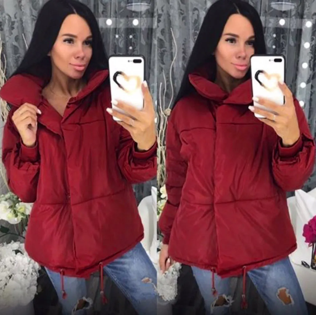 Зимняя куртка женская парка пальто зимнее теплое хлопковое Стеганое пальто женская теплая утепленная верхняя одежда тонкая хлопковая стеганая куртка#927
