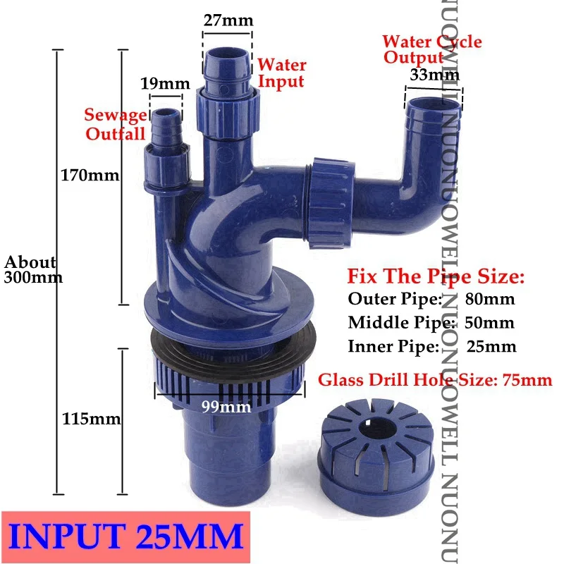 3 типа высокого качества аквариумных аквариумов с нижним фильтром фитинги для