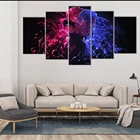 Модульная Картина на холсте для домашнего декора, 5 шт., Рем сестра р: жизнь в другом мире, картина без рисунка, плакат на стену для дома, холст