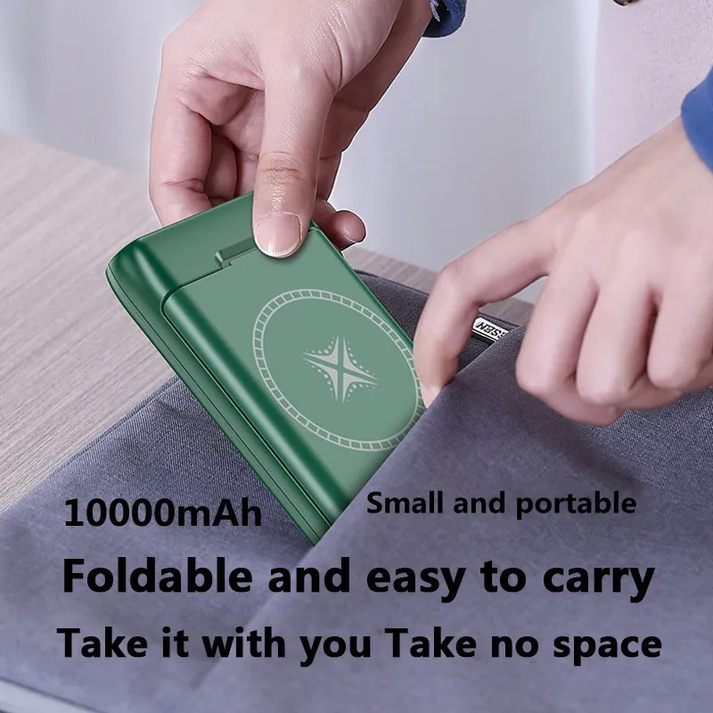 

For MagSafe Power Bank 10W Wireless Charging 10000mAh Power Pack For iPhone 12 Pro Max Mini PD20W Magnetic Mobile Power Supply