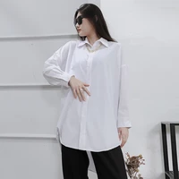 ladies long sleeve shirt spring and autumn new basic classic simple casual versatile loose large size long sleeve shirt