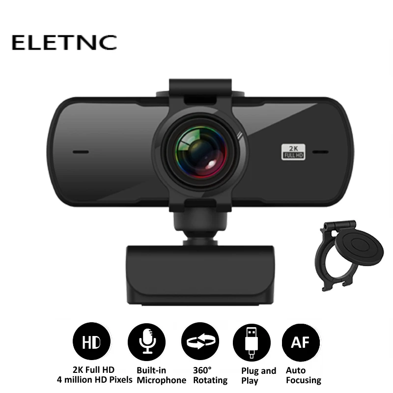 

Webcam 1080P 2K HD Computer Web Cam PC Camera With Microphone USB Plug And Play Video Calling Conference Work PC Gamer Webcast
