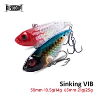 kingdom vib fishing goods sinking vibration artificial hard baits wobblers crankbaits winter ice salt fishing accessories lures
