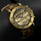 Womage, женские часы в музыкальном стиле, модные женские часы, кожаные женские часы, часы bayan kol saati mujer relogio feminino D7