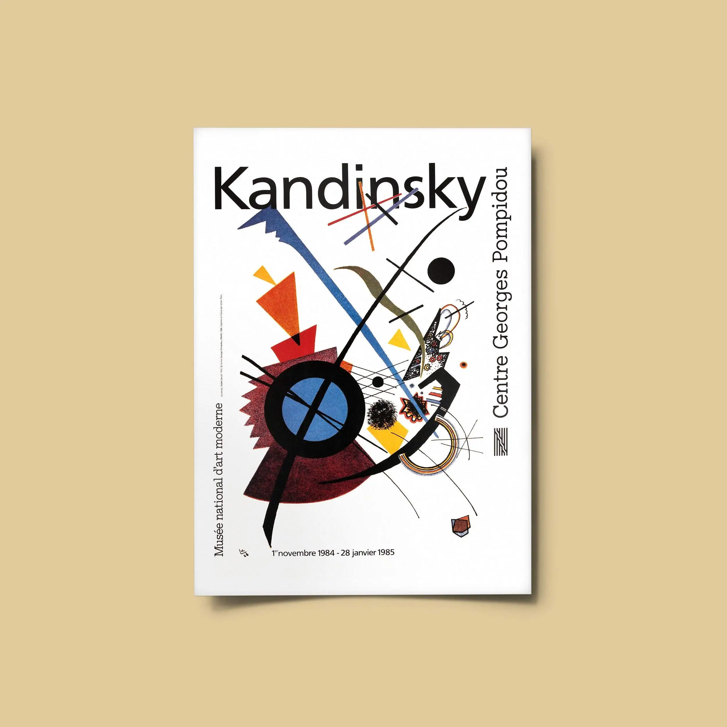 Выставочный плакат Kandinsky недорогой Настенный декор принт Wassily винтажные