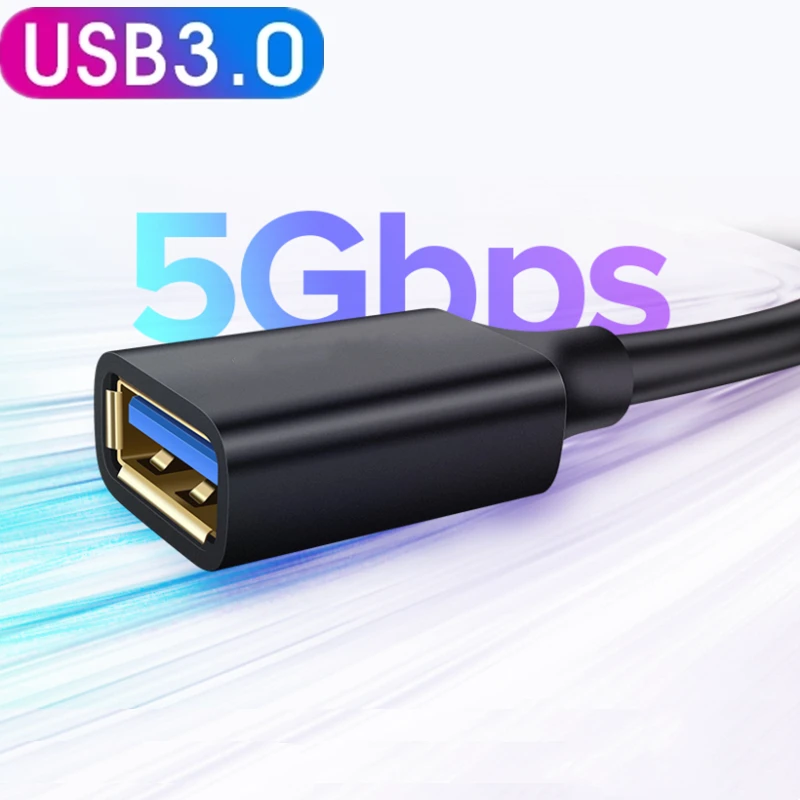 

USB Extension Cable USB 3.0 Extender Cord Type A Male to Female Data Transfer Cable for Gaming Charging PC Computer Printer