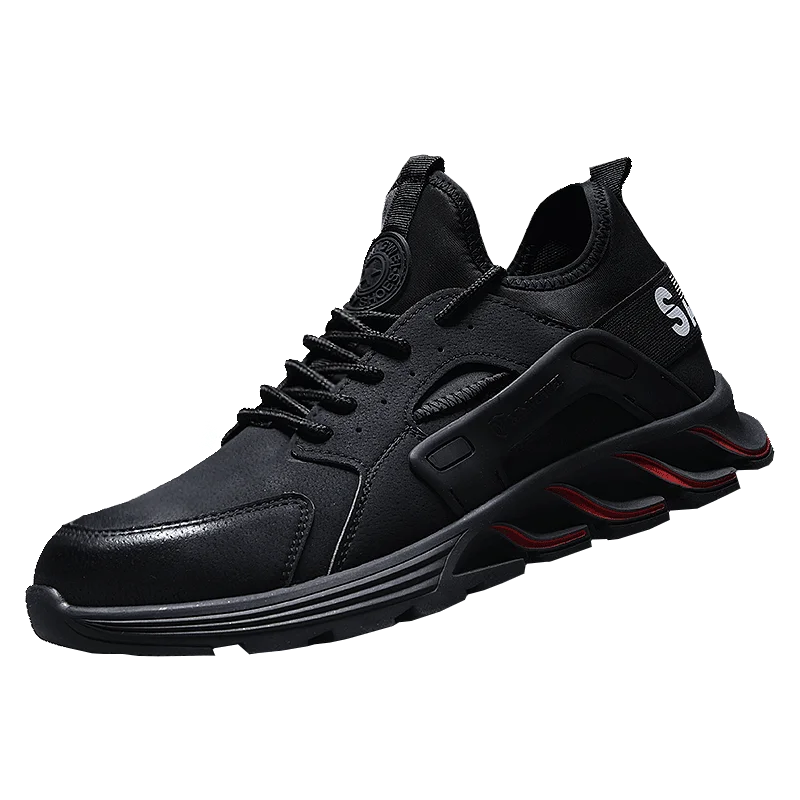 Новые продукты Мужская Рабочая защитная обувь со стальным носком модные уличные