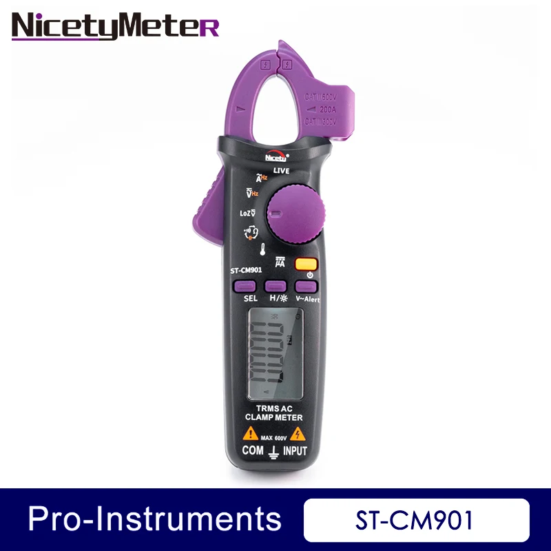 Цифровой зажим Nicety ST CM901 True RMS 6000 отсчетов миниатюрный измеритель емкости