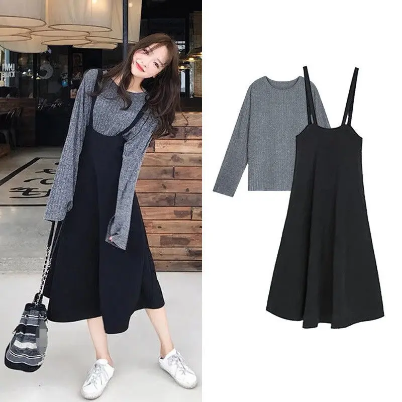 

Suit Women's 2021 New Long Sleeve + Dress Large Size 4XL Two-piece Suit Womens Suit