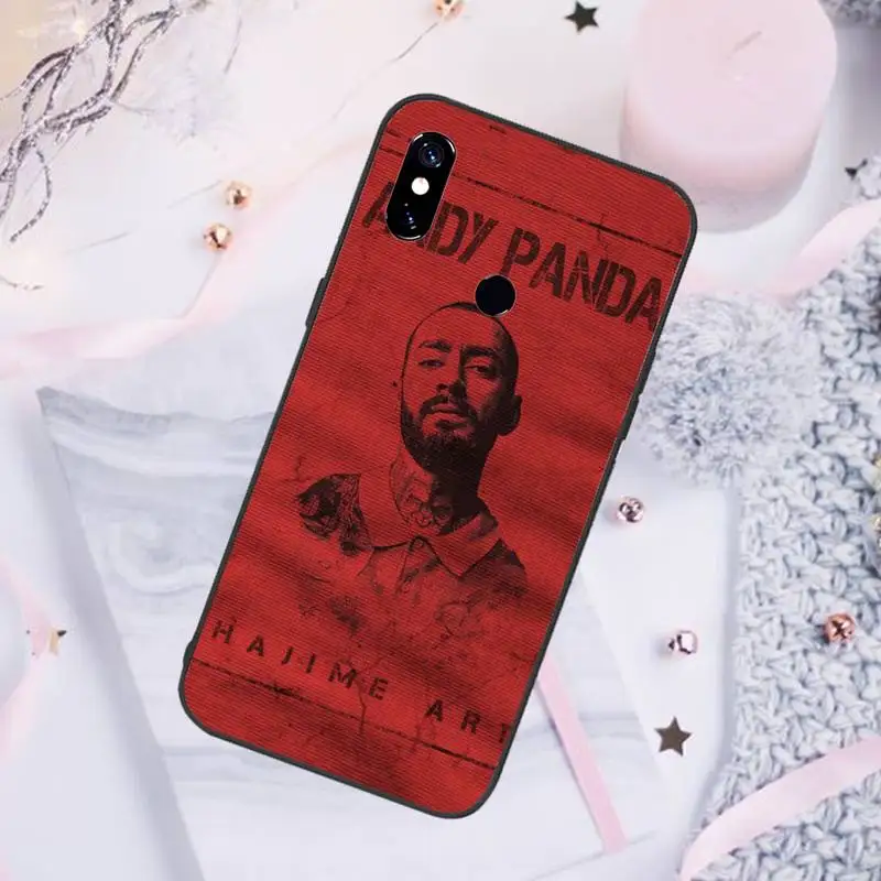 

Hajime MiyaGi Andy Panda Phone Case For Xiaomi Redmi note 7 8 9 pro 8T 9S Mi Note 10 Lite pro