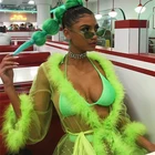 Женская пижама 3 цветов, Женский сетчатый прозрачный кардиган, сексуальная плюшевая комбинация, блузка-Пижама Платье