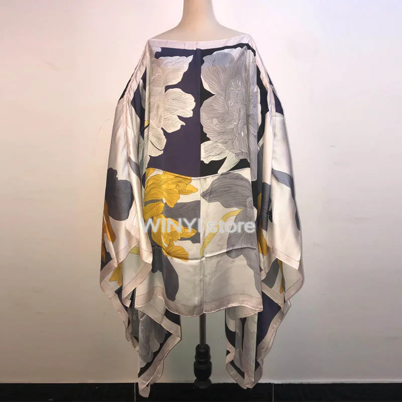 Kuwait Dashiki Dress Print Bohemia Hijab Loose Elegant Muslim Abaya Bazin Robe Gowns Broder Riche Sexy Lady Party maxi beach