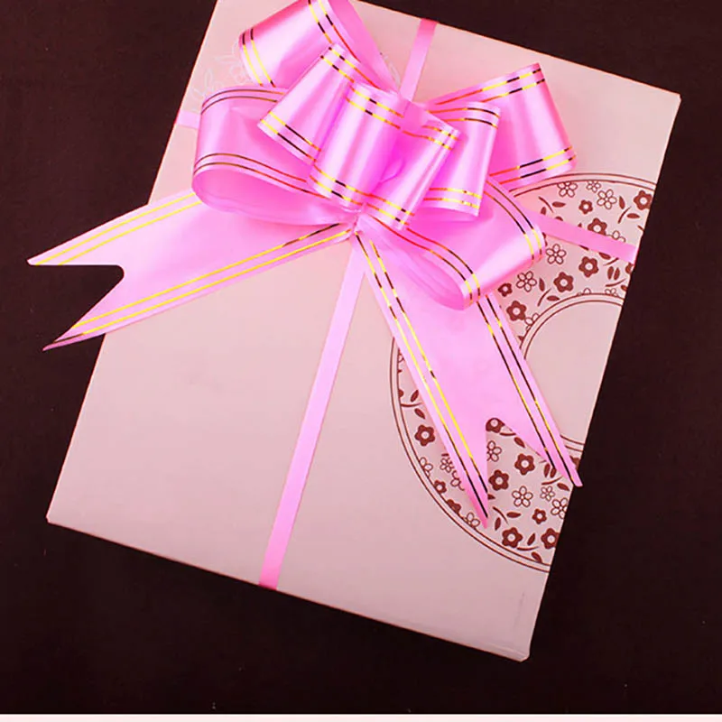 10 шт. шнурок ленты DIY Подарочная коробка Упаковка мешок украшения лук День